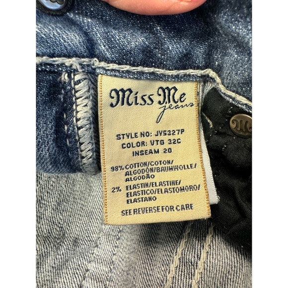 Miss Me Women's Capri Jeans Size 25 Medium Wash - Picture 13 of 13